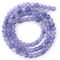 Natural Angelite Stone Loose Beads For Jewelry Making Diy Bracelets Necklace 15" Cord Not Included 6mm 8mm 10mm