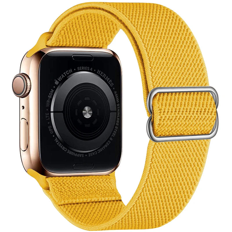 Scrunchie Strap for Apple Watch Band 45mm 44mm 40mm 41mm Adjustable Nylon Bracelet iWatch Series Ultra 3 4 5 SE 6 7 8 9 10 11