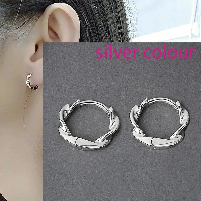925 Sterling Silver Star Earring for Women Girl Personal Originality Trend Hip Hop Neutral Jewelry Gift Dropshipping