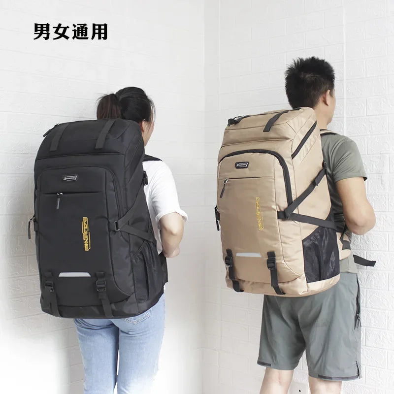 60L/80L Two Sizes Travel Backpack Men Women Large Capacity Outdoor Luggage Bags Student Laptop Bag Camping Rucksack backpacks 가방
