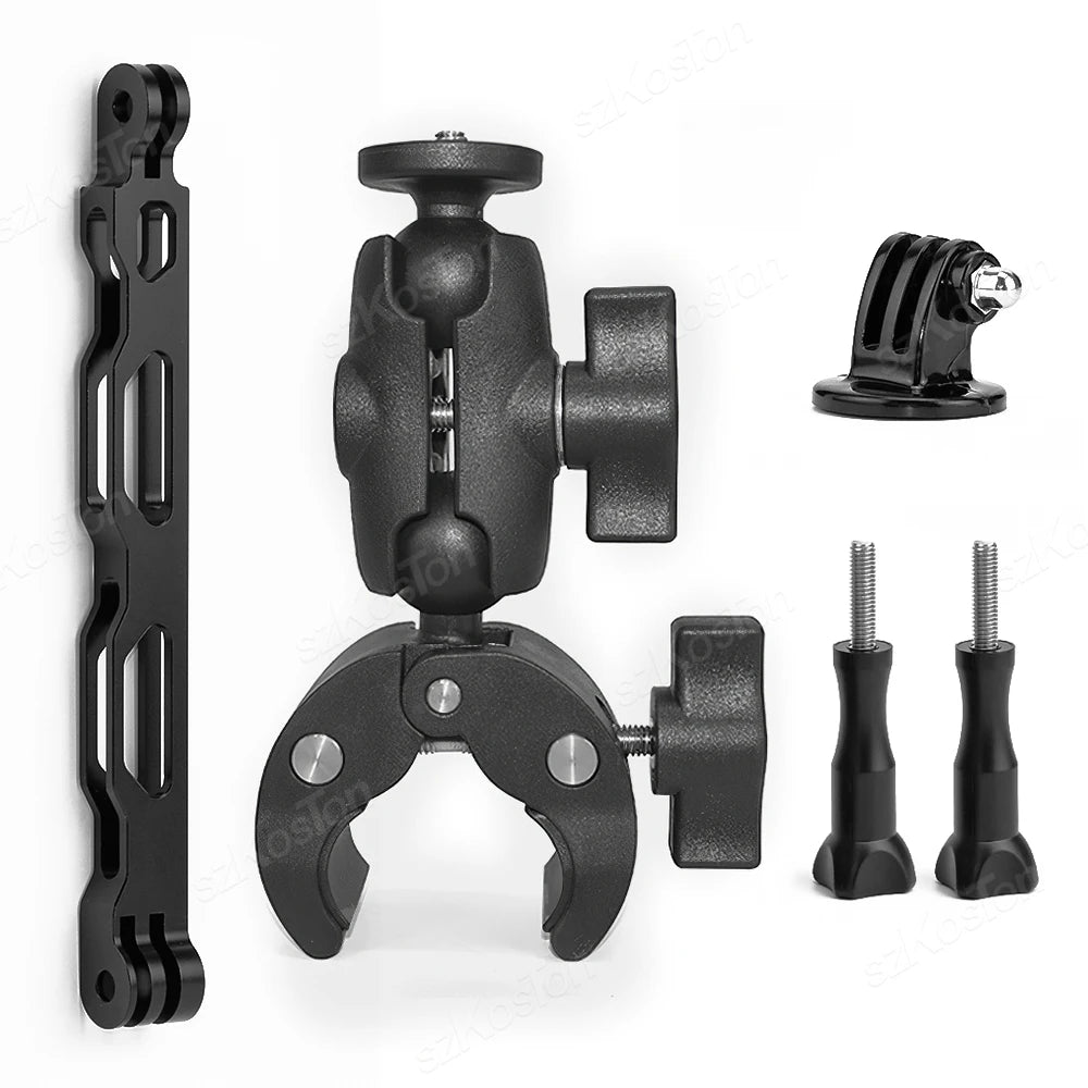 Bicycle Motorcycle Panoramic Selfie Stick Monopod Mount Handlebar Bracket For Insta360 X3 X4 X5 GoPro 13 12 11 10 DJI Accessory