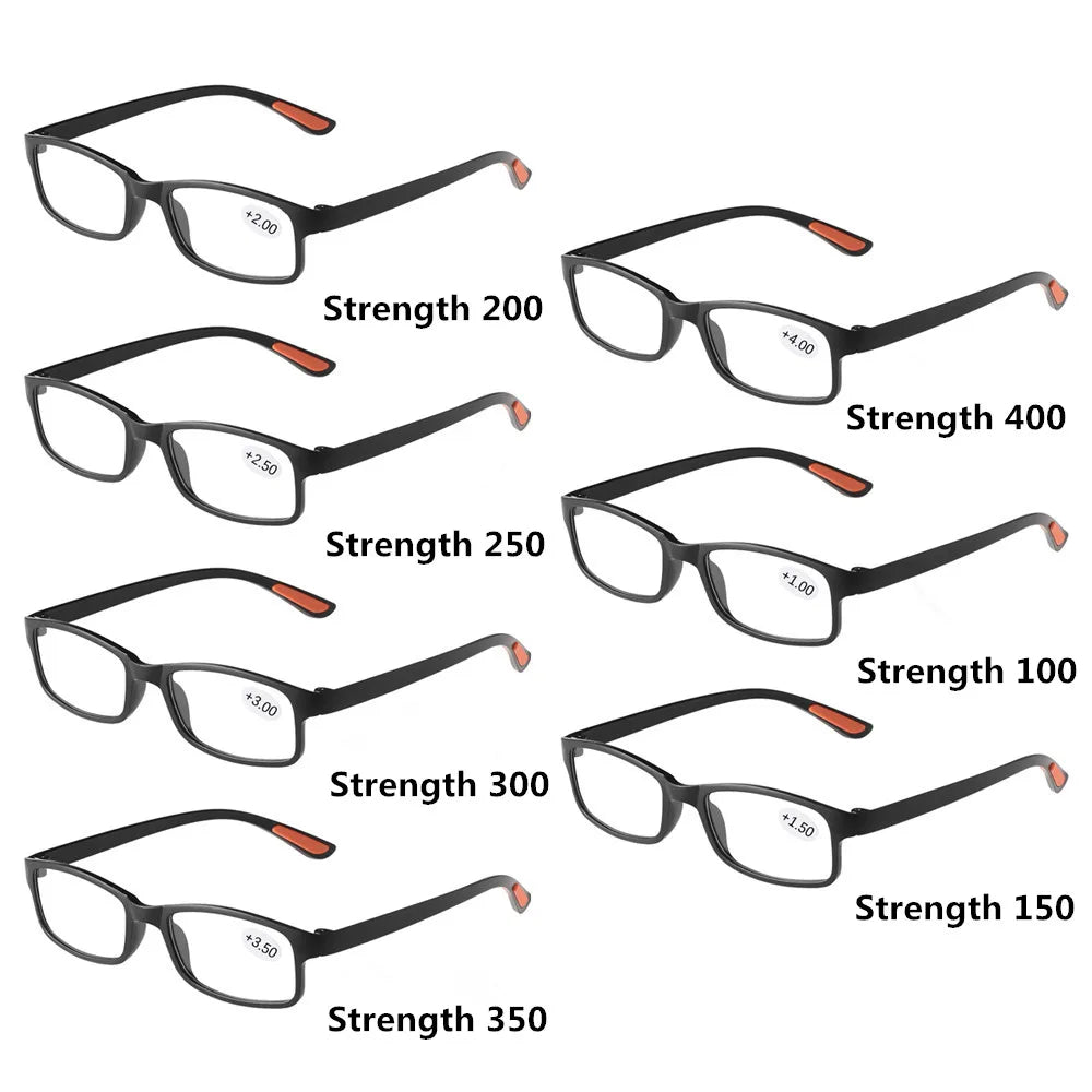 Unisex Eye wear Ultra Light Vision Care Eyeglasses +1.00~+4.0 Diopter Reading Glasses