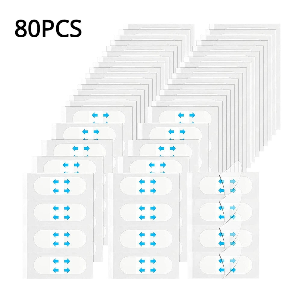 Wholesale 80pcs Invisible V Face Lifting Patches Facial Slimming Firming Stickers for Forehead Neck & Chin Beauty Health NALSYAO