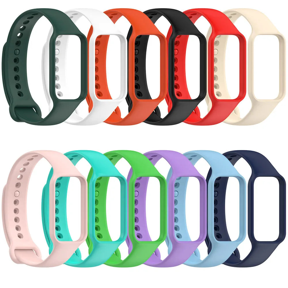 Fashion WatchBand For Redmi Band 2 SmartWatch Strap Wristbands Bracelet For Xiaomi Band 8 Active Correa WristBand Accessories