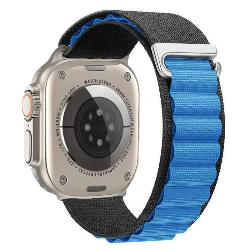 Alpine Loop Strap For Apple Watch Ultra 3 2 1 Band 49mm 11 10 9 8 7 45mm 41mm 42mm 46mm Nylon Bracelet iWatch 6 5 4 3 SE3 2 Belt