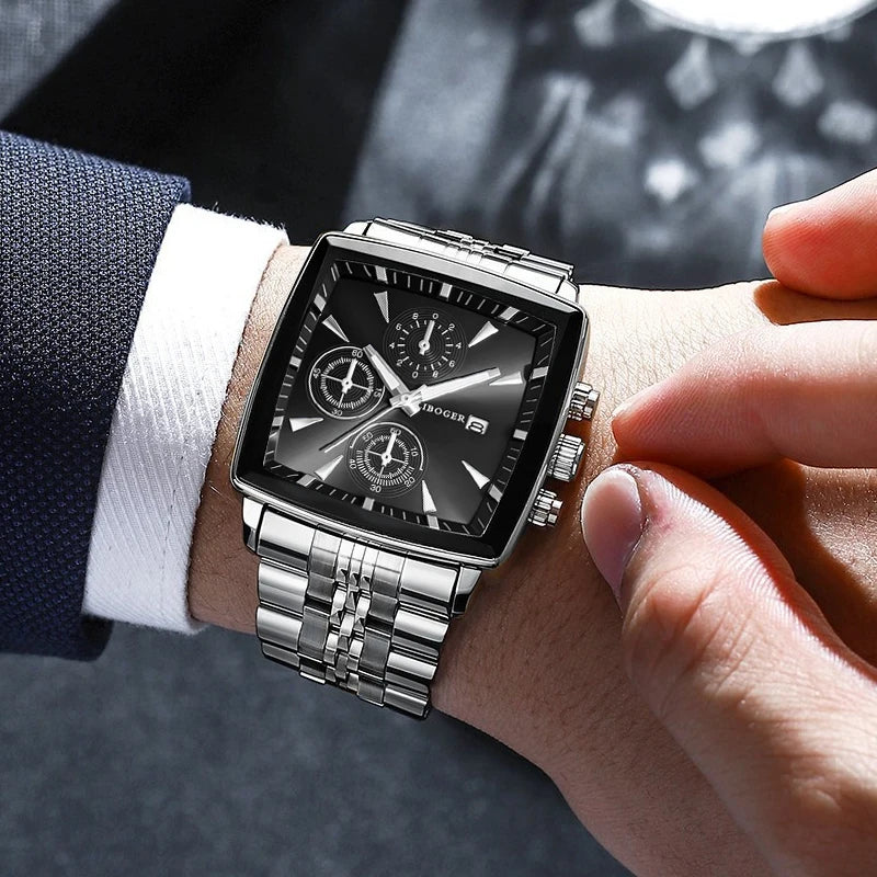 1Pcs Men's Watch Set, Preferred For Gifting Relatives & Friends, For Ramadan, Graduation Season, Easter, Anniversary Gifting