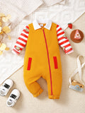 Summer Newborn Infant Baby Boys Romper Bear Print Short Sleeve Button Up Front Rompers Kids Onepiece Baby Suit