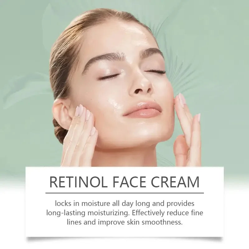 Gentle Retinol Cream with Firming Elasticity Improve Loose Skin Lotion Moisturizes, Moisturizes, Brightens and brightens skin