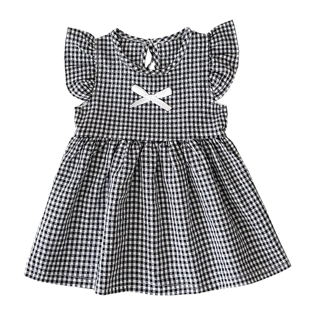 Sanlutoz Floral Baby Girls Dress Summer Short Sleeve Holiday Casual Kids Girls Dresses Clothing