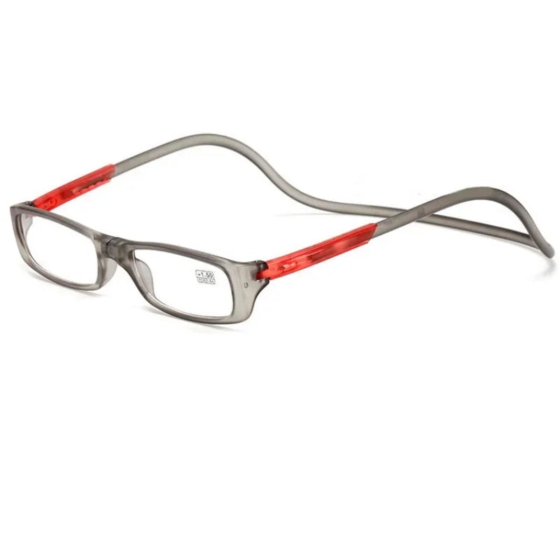 Presbyopic Glasses Presbyopia Protection Goggles Stone Man Mirror Transparent Acetate Rotatable Eye Wholesale Strong Magnetic