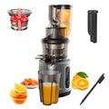 BioloMix Cold Press Juicer with 78mm Feed Chute, 200W 40-65RPM Powerful Motor Slow Masticating Juice Extractor Fits Whole Fruits
