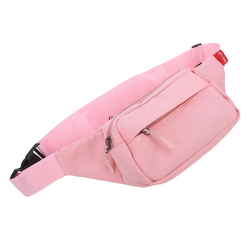 2025 Men's Sports Fanny Pack Fashion Phone Female Chest Bag Unisex Waist Bag Women Small Canvas Shoulder Casual Crossbody Bags