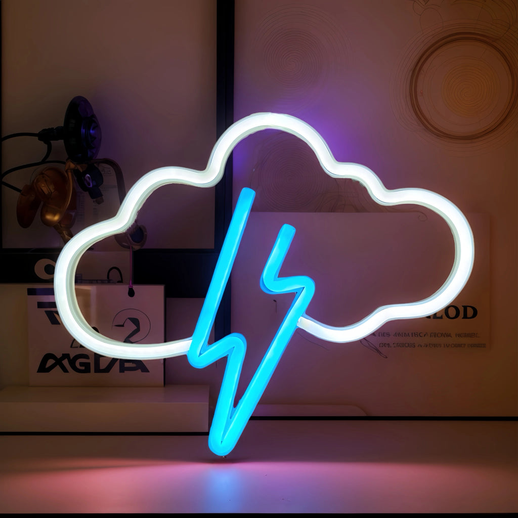 1pc, cool neon light battery/USB power supply, game room bedroom party, wedding girl boy room decoration light, birthday gift