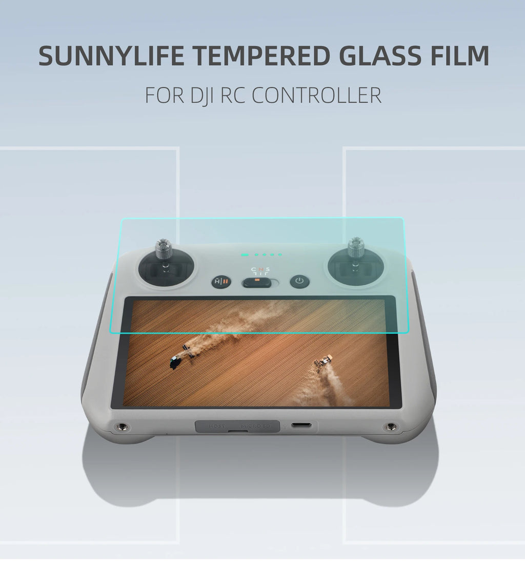 Protective Film for DJI Mini 3/3 Pro Mini 4 5 Pro HD Glass Screen Protector Anti-Scratch Screen Film RC RC 2 Remote Accessories