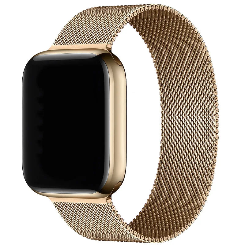Strap For Apple watch Band 10 46MM 44mm 45mm 41mm 49mm 42mm 40mm 45mm Milanese Loop bracelet iwatch series 9 7 8 4 5 6 SE Ultra2