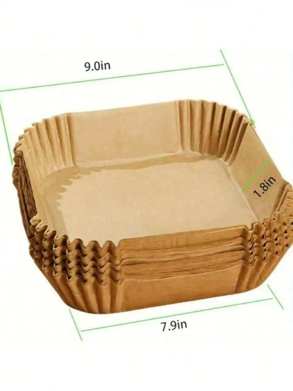 100/50pcs Disposable Square & Round Air Fryer Baking Paper   Kitchen Supplies, Outdoor BBQ, Air Fryer Liners, Air Fryer Paper, Air Fryer, Back To School Supplies, Storage Containers, Kitchen, Home Goods  Disposable Air Fryer