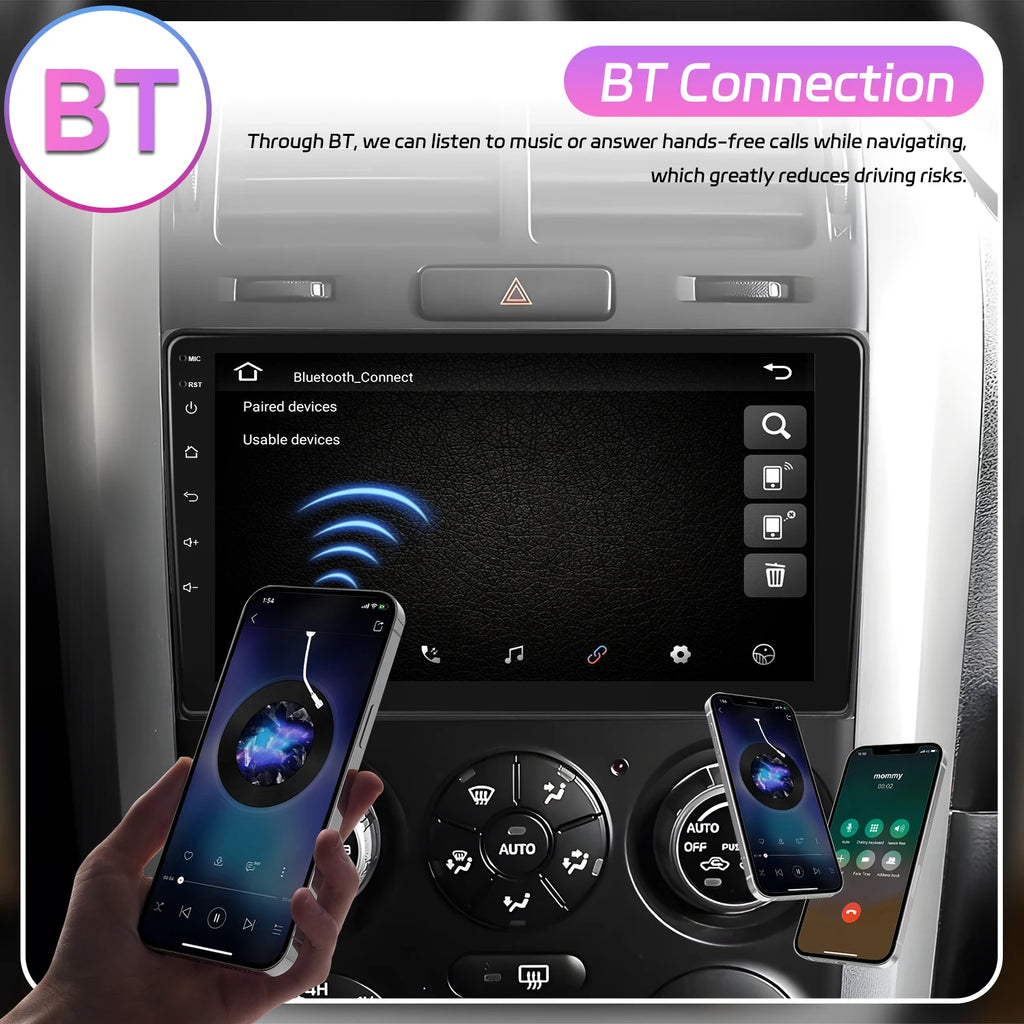 Car Radio for Suzuki Grand Vitara 2005-2015 with Wireless Carplay & Android Auto, 9 Inch IPS Touch Screen for Grand Vitara Car Stereo BT FM in Dash GPS WiFi Backup Camera SWC-2+64G