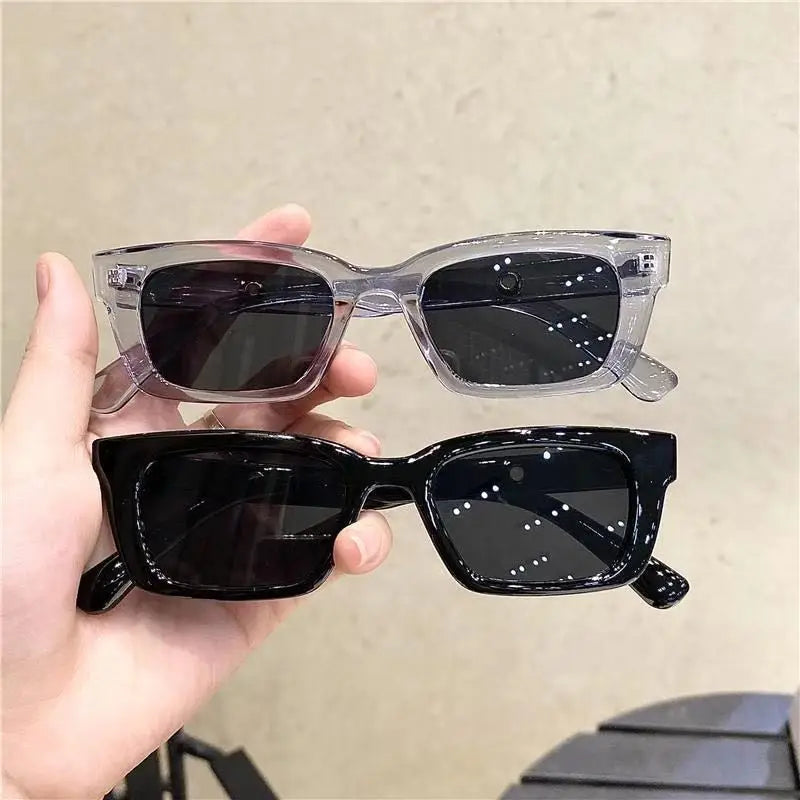 2024 New Women Rectangle Vintage Sunglasses Brand Designer Retro Points Sun Glasses Female Lady Eyeglass Cat Eye Driver Goggles