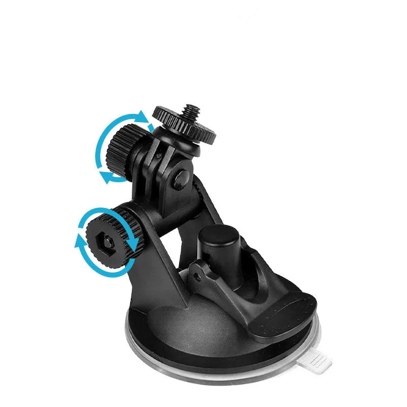 Suction Cup Camera Car Mount With Tripod Adapter Phone Holder for GoPro Hero 13 12 11 10 9 8 DJI Osmo 360 Action 5 Pro 6 4 Insta
