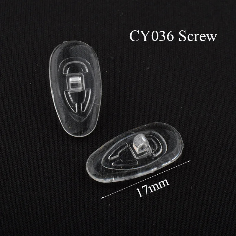 2000pcs Wholesale Eyeglasses Glasses Silicone nose pads various types & sizes eyewear nose pad part oval round