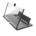 10/12Inch HD Multi‑Functional Phone Screen Magnifier Video Amplifier Enlarger Stand Cellphone Viewing Bracket For Movie‑Watching