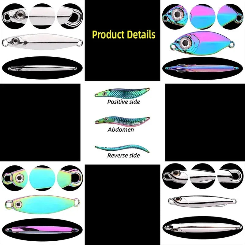 3g/10g/15g Metal Vib Fishing Lure set Sinking Hard Metal VIB Sea Fishing Lures Artificial Pesca Bait