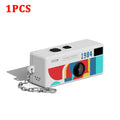 CHEGIT Thumb Keychain Camera 0.96inch Mini Action Camera Retro Support Memory Card 1080P Very Small Camcorder Video Recorder