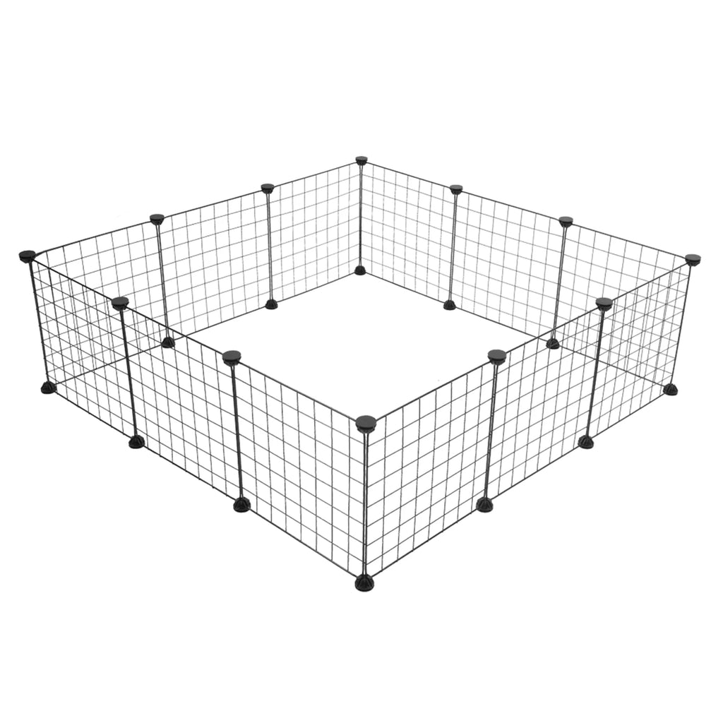 Pet Playpen Small Animal Cage Indoor Portable Metal Wire Yard Fence for Animals Guinea Pigs Rabbits Kennel Crate Fence Tent