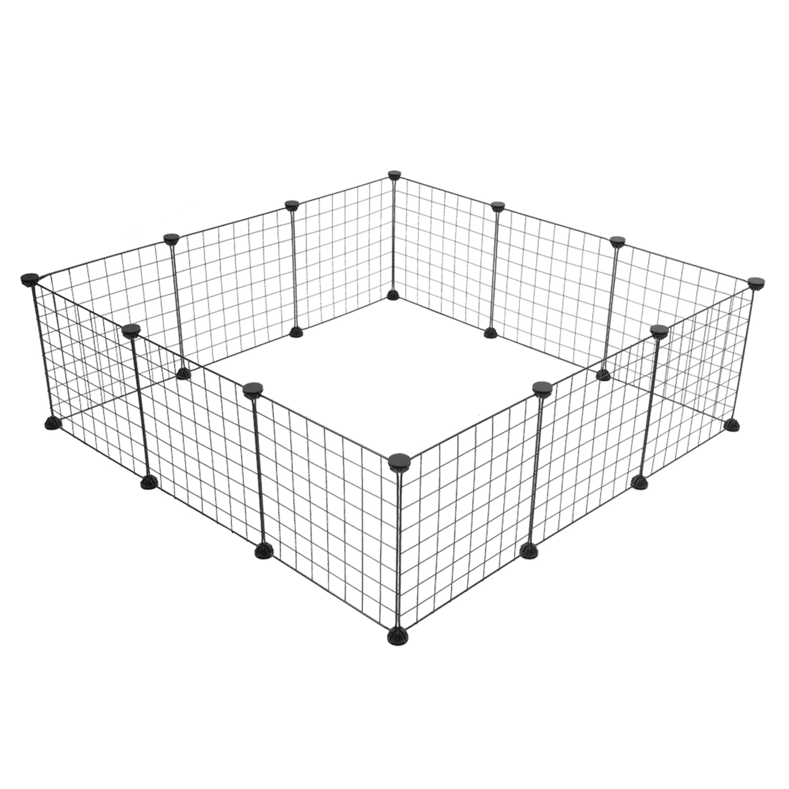 Pet Playpen Small Animal Cage Indoor Portable Metal Wire Yard Fence for Animals Guinea Pigs Rabbits Kennel Crate Fence Tent