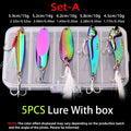 3g/10g/15g Metal Vib Fishing Lure set Sinking Hard Metal VIB Sea Fishing Lures Artificial Pesca Bait
