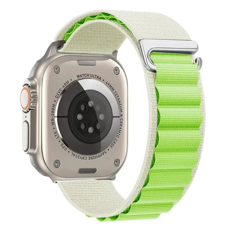 Alpine Loop Strap For Apple Watch Ultra 3 Band 49mm 11 10 9 8 7 46mm 42mm 45mm 41mm Nylon Sport Bracelet iWatch 6 5 SE 44mm Belt