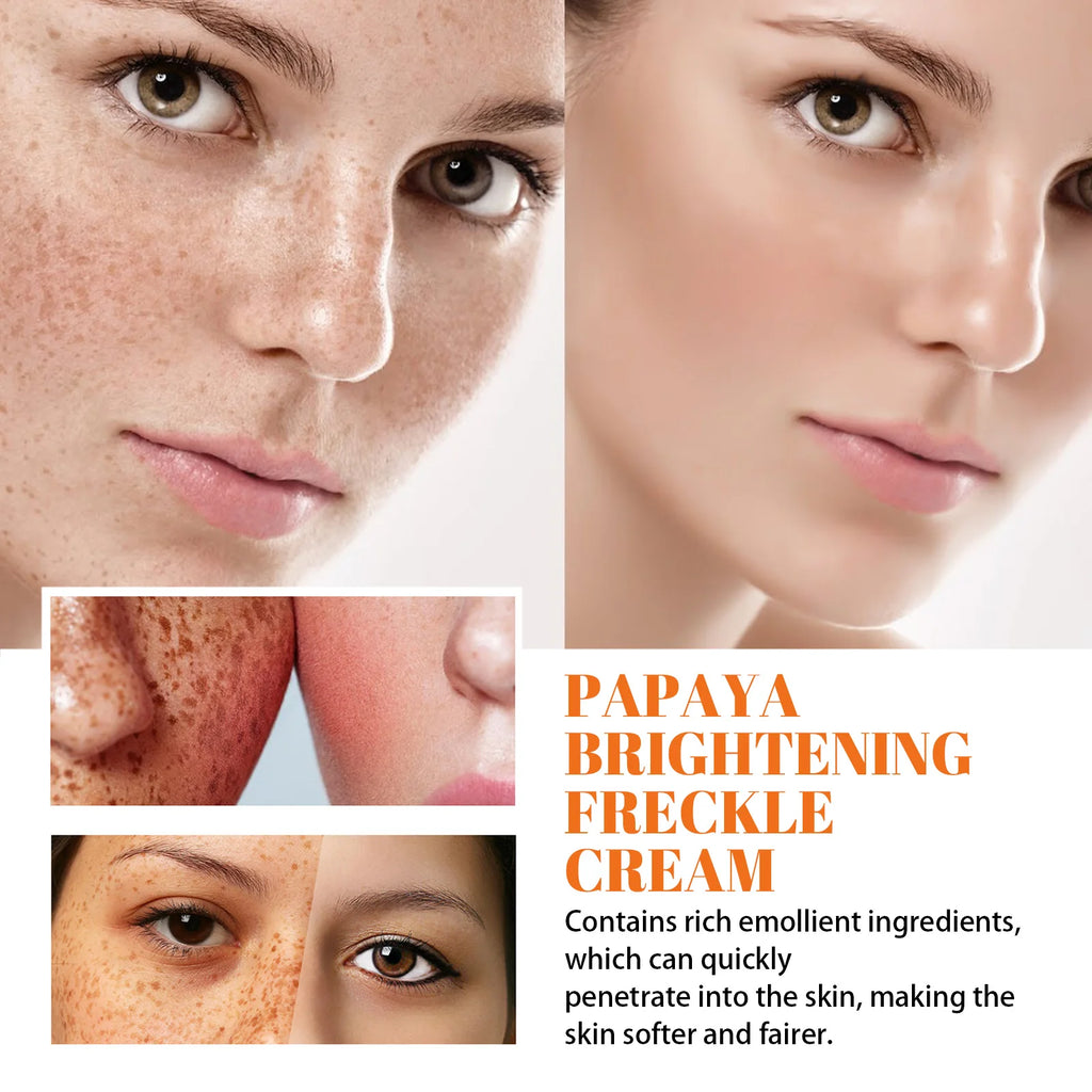 Papaya Brightening Cream, Dark Spot Care & Even Tone Moisturizer, Daily Nourishing Face Cream