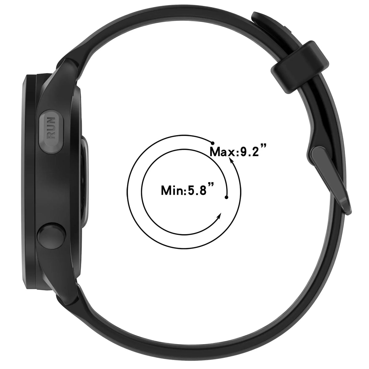 18mm 22mm 20mm Official Silicone Strap for Garmin Forerunner 970 570 55 965 265 165 Venu 3 2 Vivoactive 6 5 Band Bracelet Correa