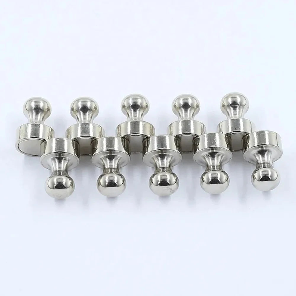 5/10 PCs Super Strong Neodymium Magnet Magnetic Pushpins Sucker Thumbtack Steel Magnet Push Pin for Refrigerator Whiteboard