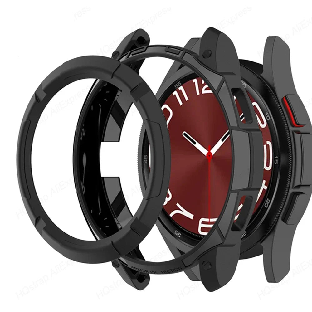 Case for Samsung Galaxy Watch 6 Classic 43mm 47mm Protective TPU Cover for Samsung Galaxy Watch 6 Classic 47mm 43mm Accessories