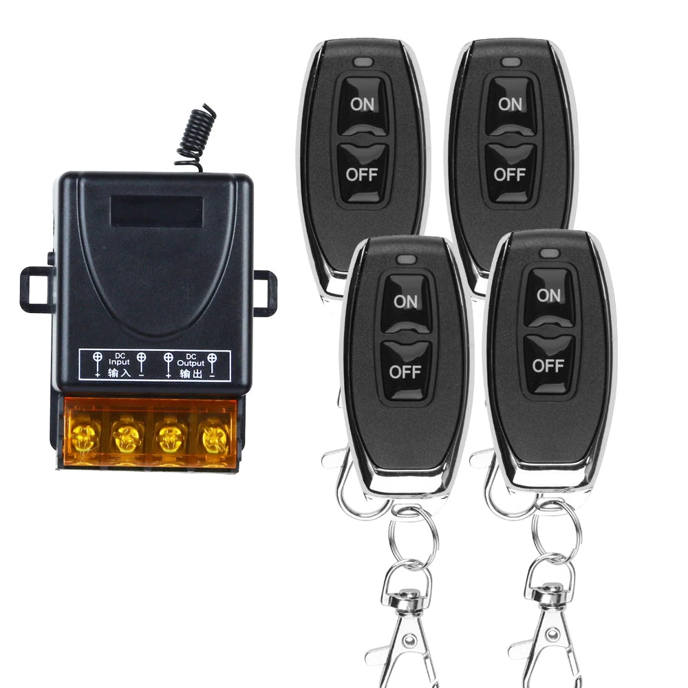 433Mhz Remote Control Switch AC220V 10A Hign Power On off Remote Control Transmitter for Water Pump Motor LED/Electric Appliance