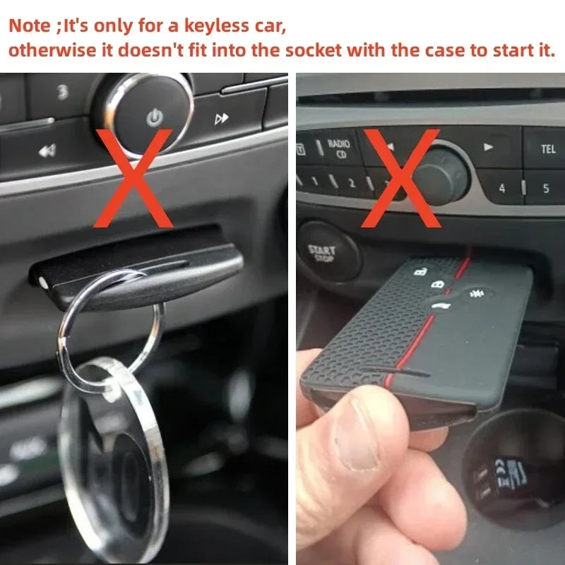 4 Buttons Silicone Car Key Case Cover For Renault Duster Captur Clio Logan Megane 1 2 3 Koleos Scenic Nema Fluence Zoe Accessory