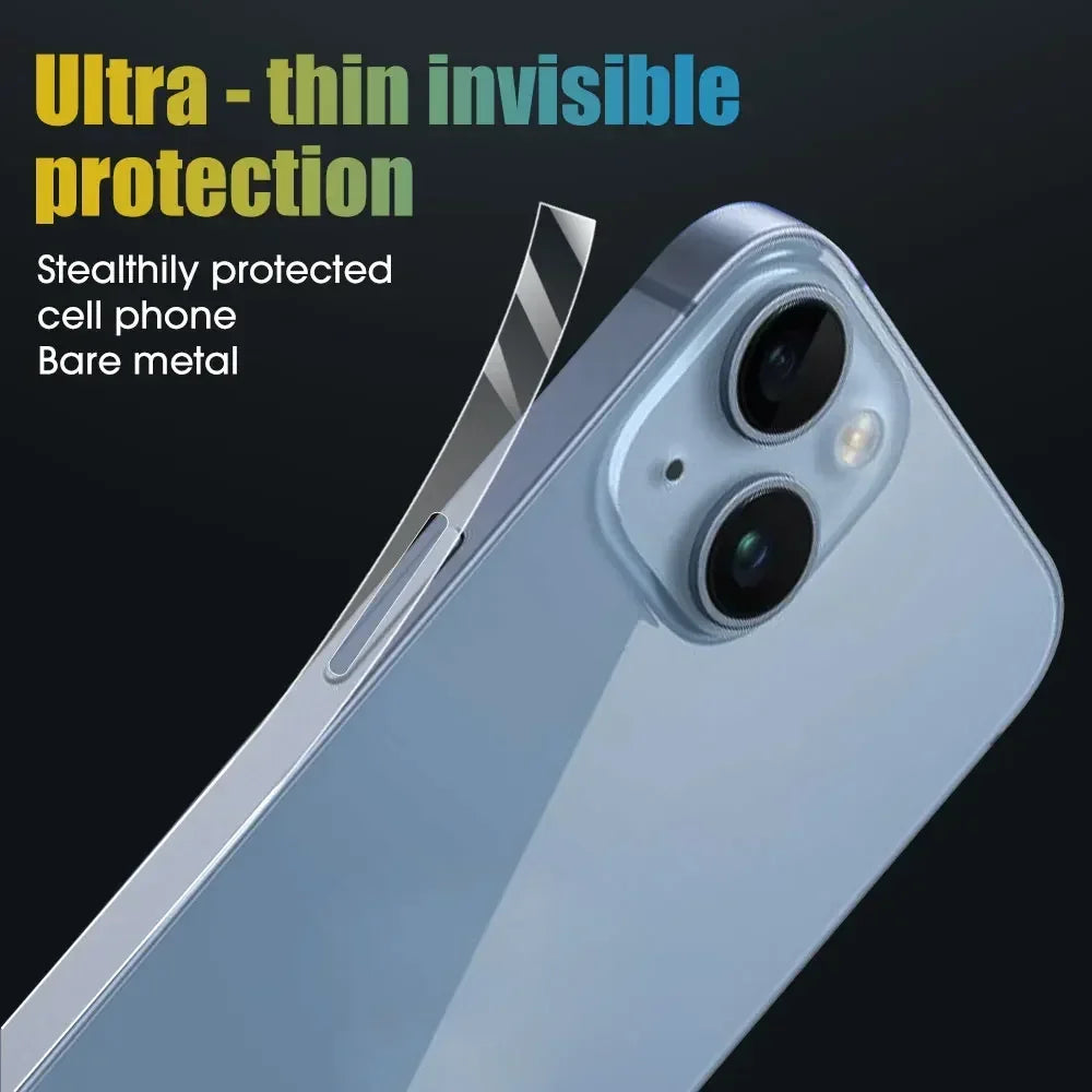 18PM Side Hydrogel Film For iPhone 18 17 Promax 15 Pro Max 18Pro 17pm 16 E 14 13 Frame Protective Border Frame Screen Protector