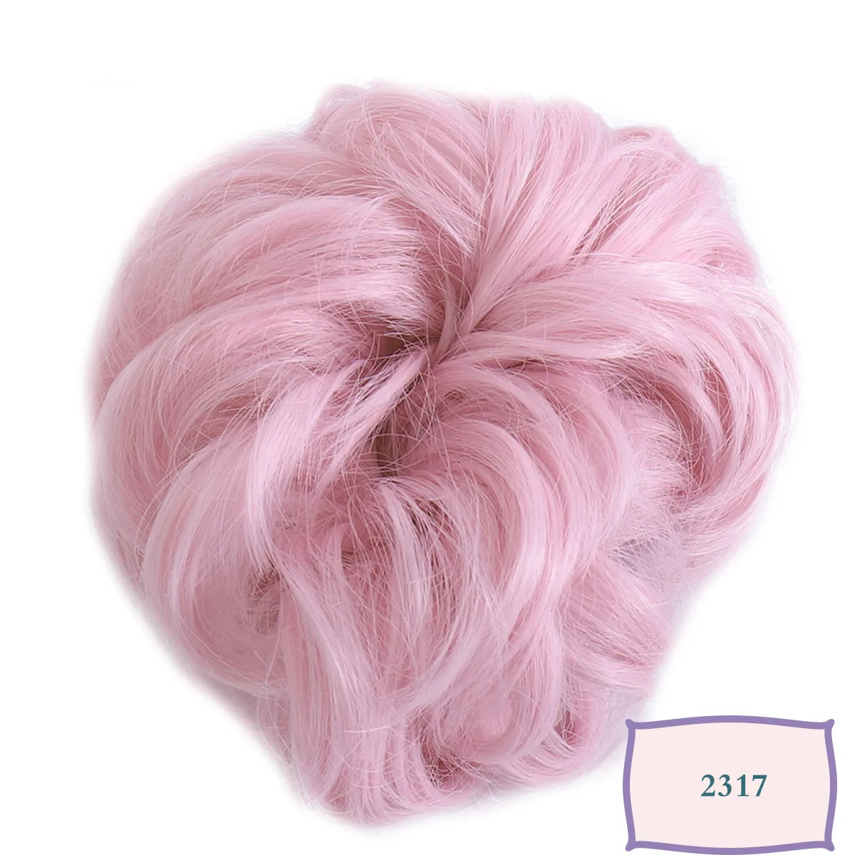 Synthetic Messy Hair Bun Chignon Scrunchies Fake Hair Band Braid Elastic Hairpiece Tail Chignon Donut Updo Hair Pieces for Women