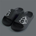 Summer Slippers Women Men Thick Sole Cartoon Beach Slides Bathroom Anti Slip Soft Home Sandals Ultra Light Shoes Couples Slipper