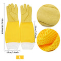 Beekeeper Beekeeping Gloves Protective Sleeves Ventilated Professional Anti Bee for Apiculture Beekeeper Prevent Beehive tools