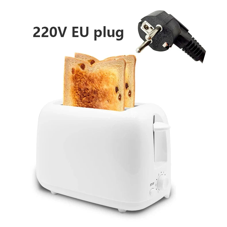 110V 220V Household Electric Bread Toaster 2 Slices Automatic Sandwich Maker Fast heating Baking Tool Breakfast Maker Bread Oven