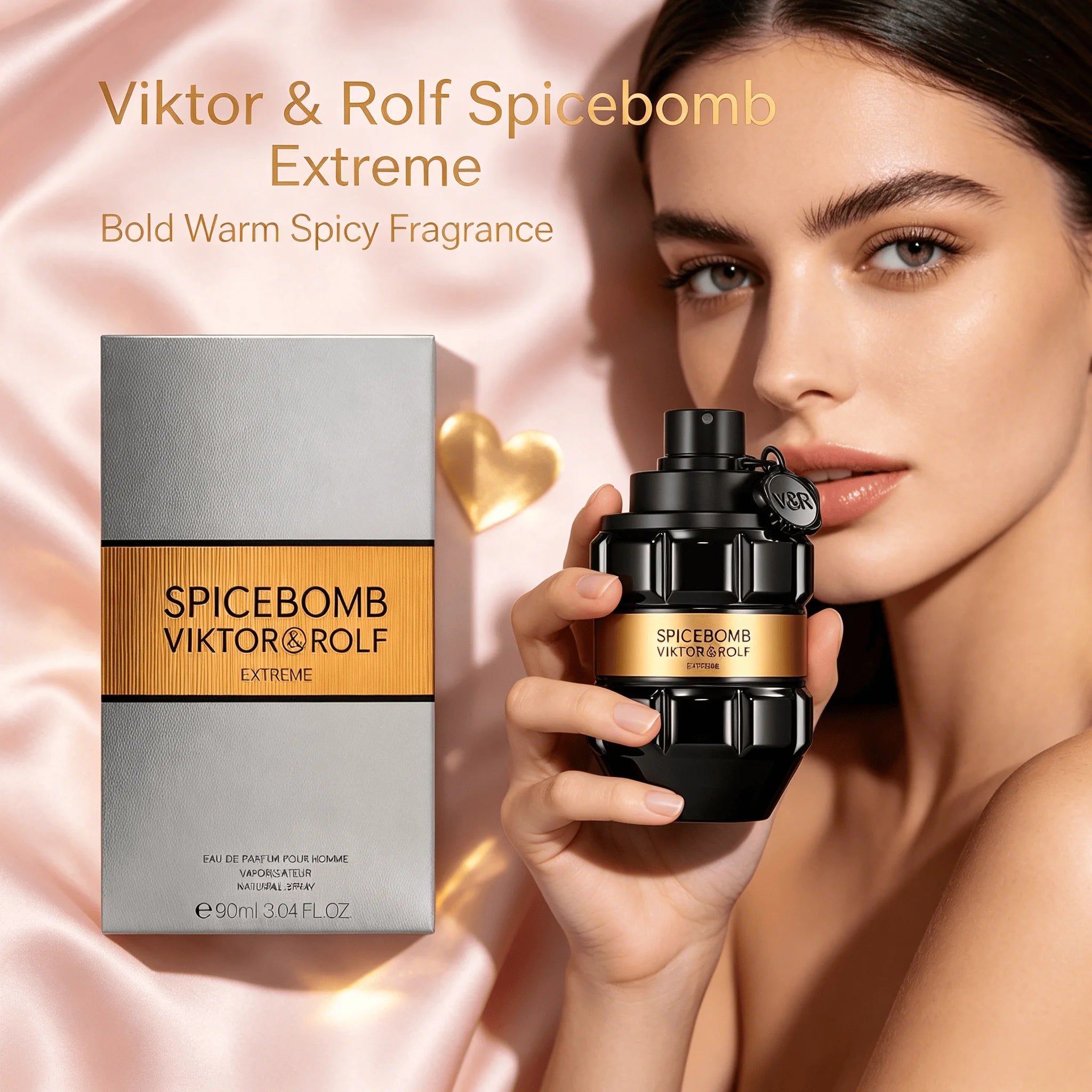 Viktor&Rolf - Spice Extreme Eau De Parfum - Woody & Spicy - Cologne for Men - With Notes of Amber & Vanilla Deodorant