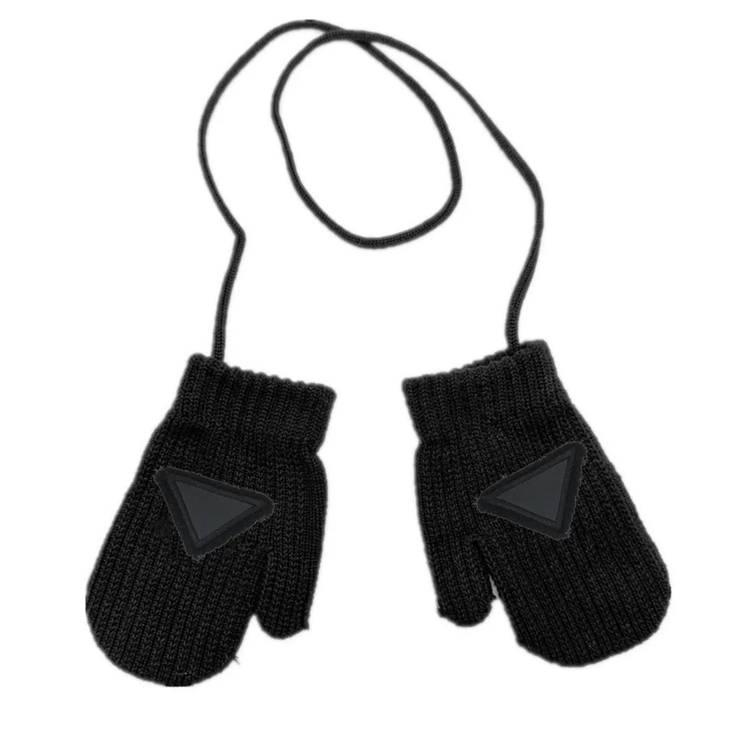 Winter Cotton Knitted Beanies Leather Heart Outdoor Hat Children Hats Personality Table hats girl hat boy hat