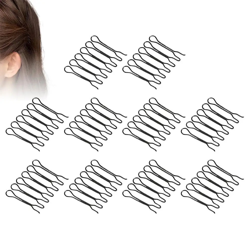 10/20pcs Invisible Broken Hair Hairpin Styling Accessories Bang Fixed Insert Comb Women Adult Tiara Tools Roll Curve Needle Gift