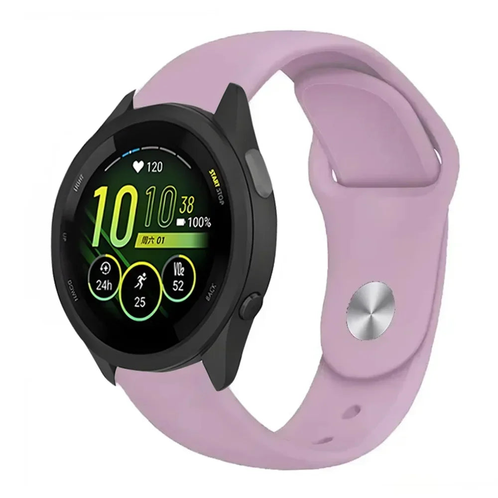 18/20/22mm Soft Silicone Strap For Gramin Forerunner 55 165 645 965 255/265 bracelet Accessories Wristband Garmin Venu 3S Correa