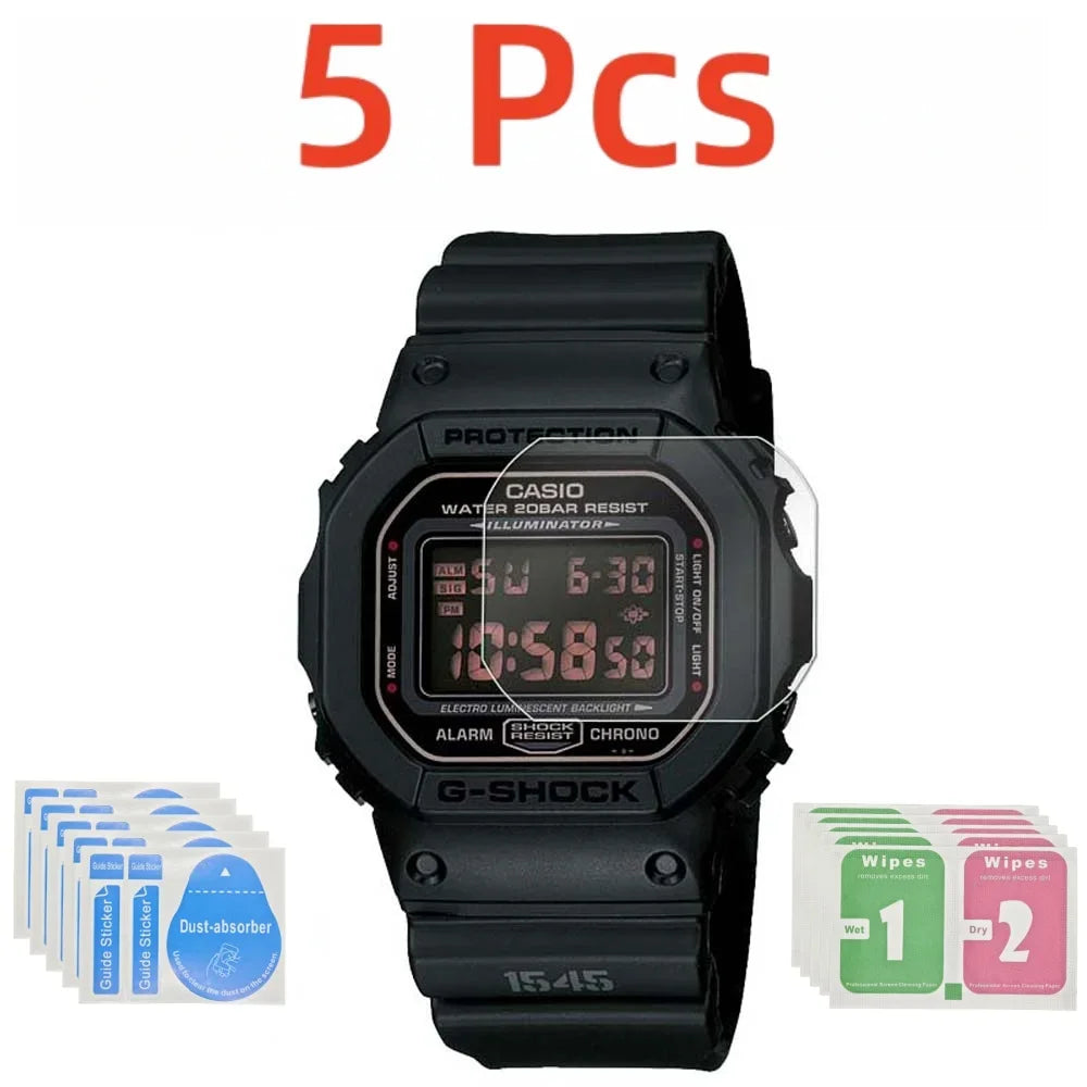 For  DW-5035 DW 5600 GW-B5600 GW M5600 Ultra-Thin 9H Tempered Glass, Minimalist Design Meets Maximum Protection.