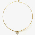 Peri'sbox Statement 5 Designs Sparkling AAAA Zircon Pendant Necklaces for Women Stainless Steel Choker Necklace Fashion Jewelry