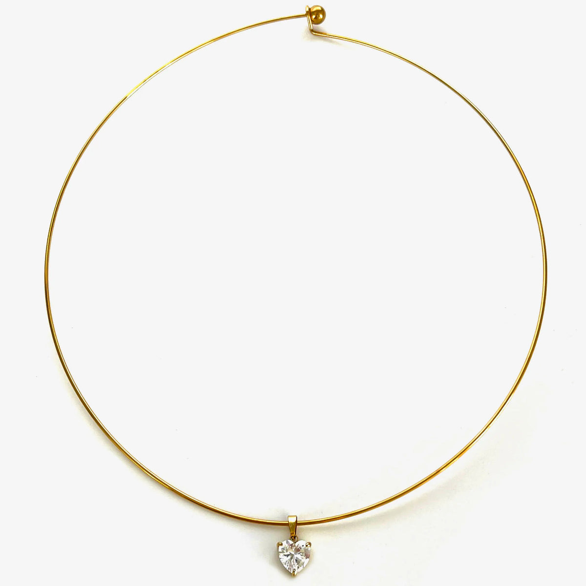 Peri'sbox Statement 5 Designs Sparkling AAAA Zircon Pendant Necklaces for Women Stainless Steel Choker Necklace Fashion Jewelry