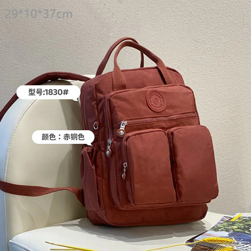 Korean Style Casual Backpack Women Lightweight Mini Backpack for Daily Commute Travel, Cute School Bag
